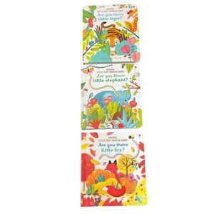 Usborne Peek Through Are You There Little Tiger, Elephant and Fox Boardbooks